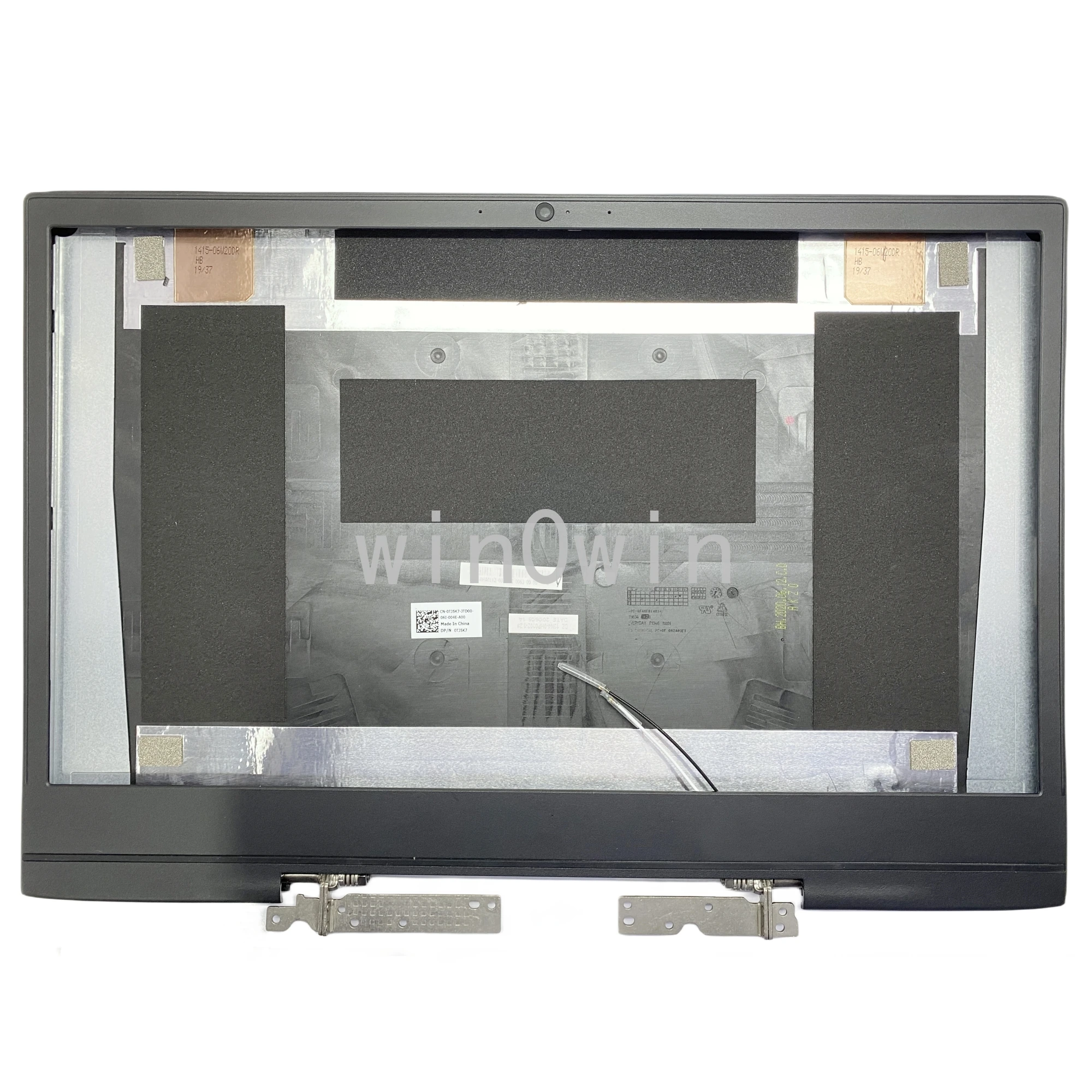 Original Laptop Lcd Tampa Traseira Tampa Traseira Case Superior Dobradiças da Moldura Frontal Dell g7 15 7590 029tdn 0kg4gf Série 156 Polegadas Novo - Imagem 2