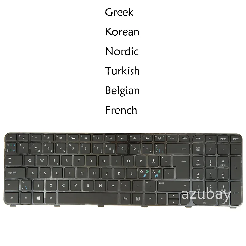 

AR GK KR NE TR CZ SK FR BE Keyboard For HP DV7-7000 M7-1000, 697459- 698782- 698783- 681981- 699964- 001 171 AD1 DJ1 FL1 DH1 141