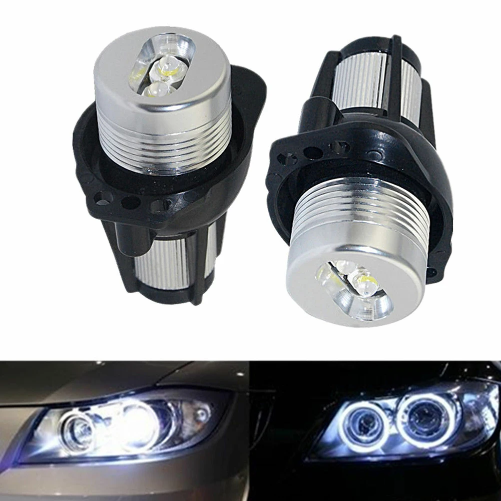 BMW E90 E91 2006-2008 램프 LED 전구 LED 아이즈 화이트 6000K 최신 도매 자동차 액세서리