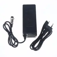 CCA4-1 Set Power Adapter 54.6V 2A Lithium Battery Charger With GX16-3 Pin US/EU Plug For 52V Li-ion Battery Input 100-240V - Image 2