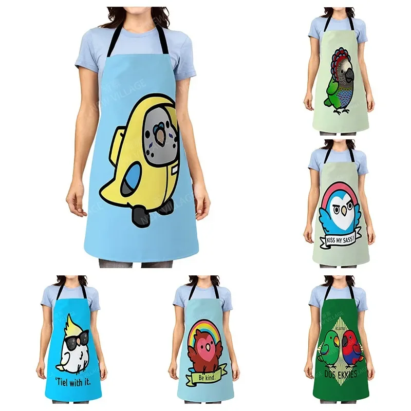

Cartoon Aesthetic Women kitchen apron kids original Children Waterproof girl princess waiter work apron oil proof kawaii cute