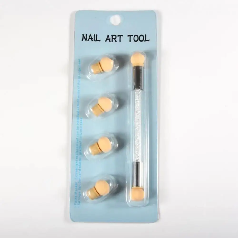 Ombre Nail Brush Set Gradient Sponges Nail Art Brushes Pen Acrylic Gel Glitter Powder Picking Dotting Tools Manicure #945-1 nail art pens nail art brushes nail art sponge nail brushes nail art tools gel nail tools