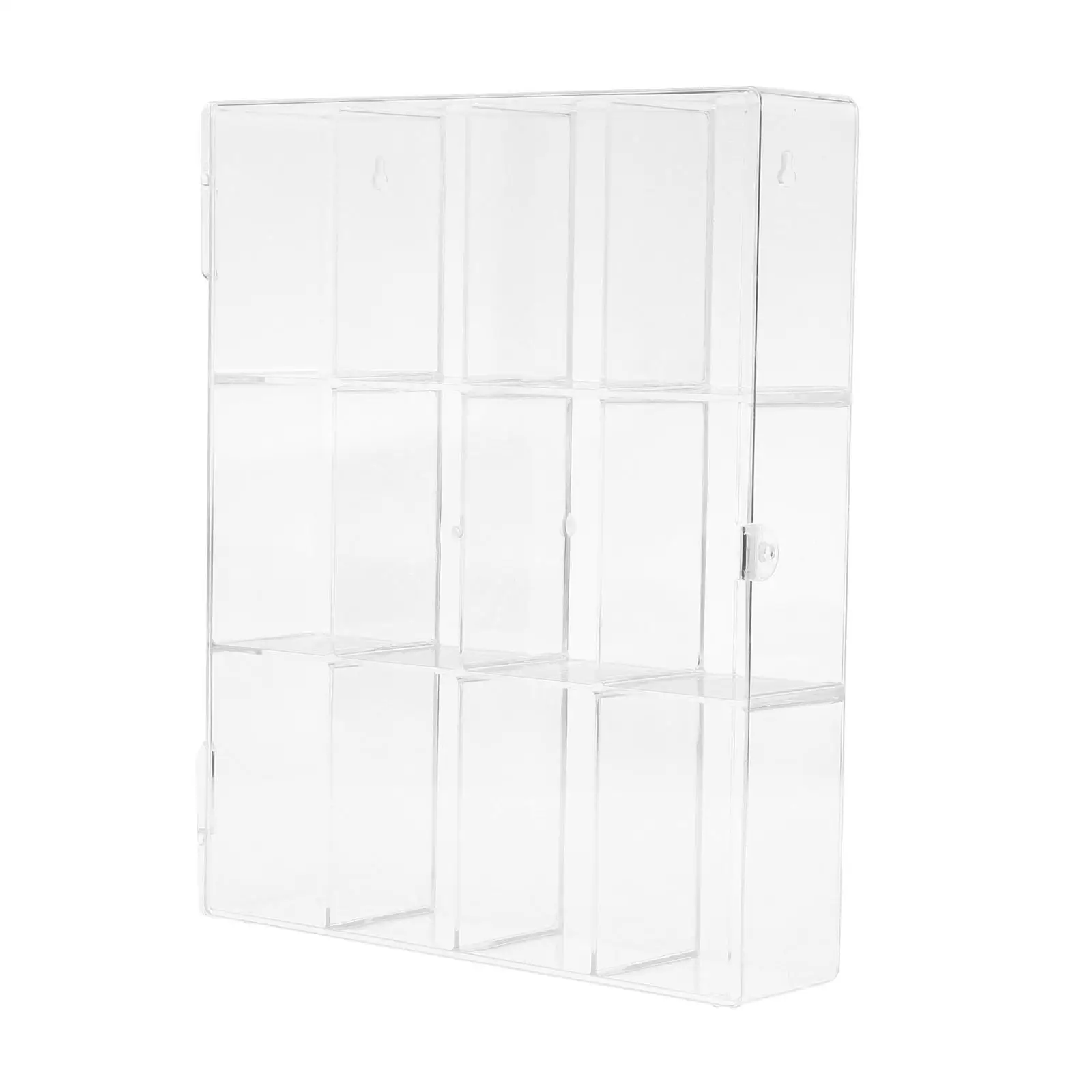 Clear Acrylic Display Case Organizer Showcase for Model Dolls Collectibles