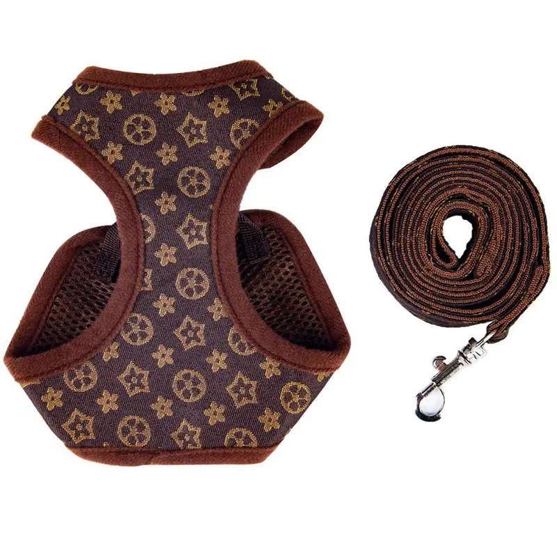 Designer Dog Harness and Leashes Set Classic Pattern Pets ... product image