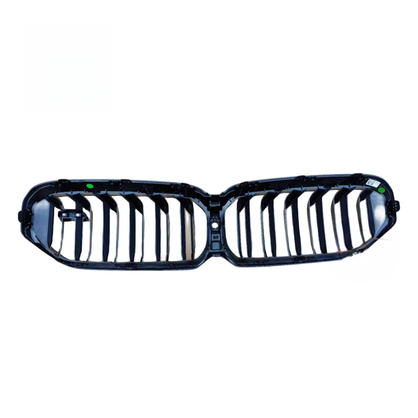 2010- For BMWs F10 F18 M5 bumper grille smooth black double seam 5 series 520i 535i 550i middle grid