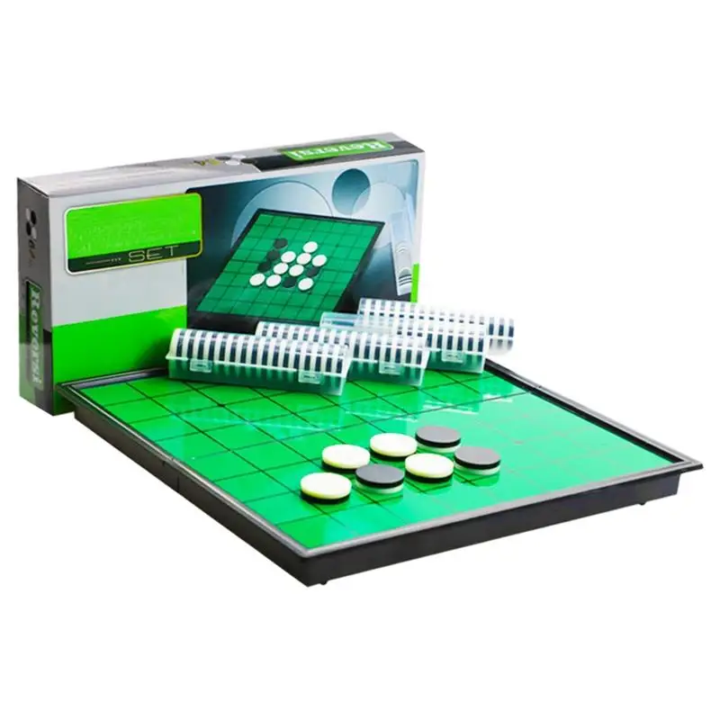 

Настольная игра Reversi, развивающая настольная игра для всей семьи, магнитная Складная Настольная Классическая Развивающая игра для путешествий