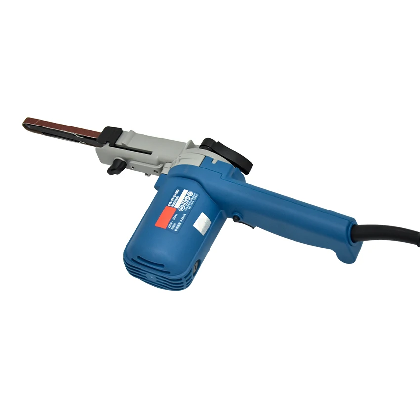 S1T-FF-9*533 Mini DIY Sander Belt Sander Sandpaper Angle Grinder Sander Portable Belt Polishing Power Tools 220V 300-1680m/min 3