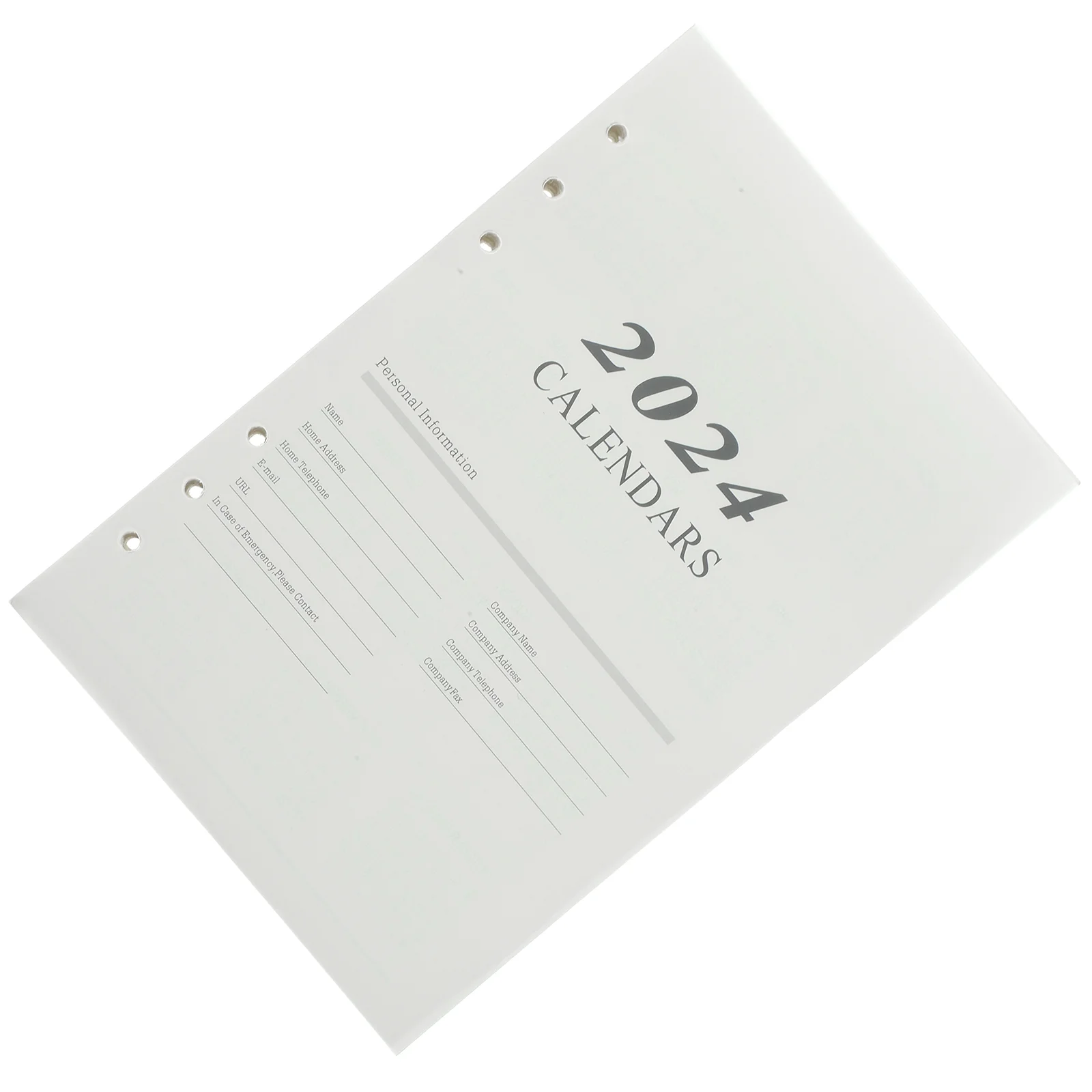 

The Notebooks English Planner Refills 2023 Calendar Inserts A5 Monthly Planner Refill Paper