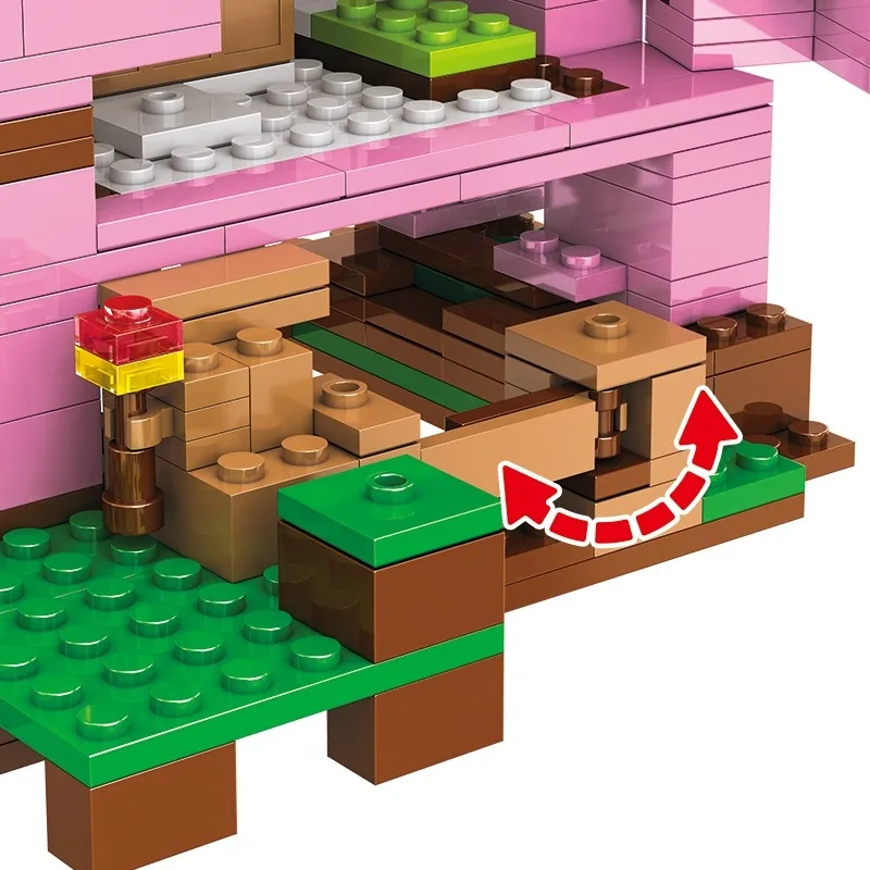 لعبة تعليمية لبناء منزل حيوان كرتوني 2