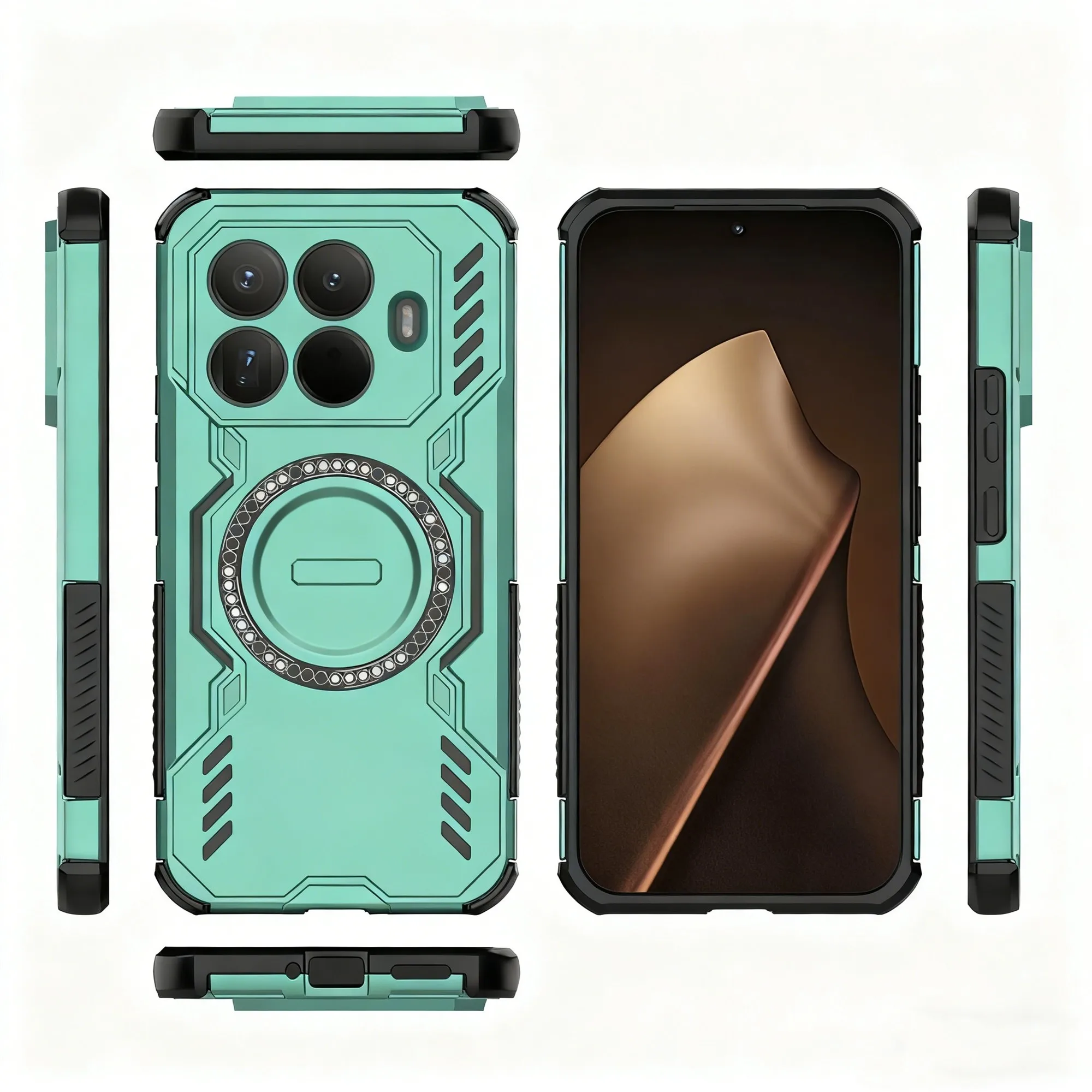 Magnetic Heat Dissipation Military-Grade Camera Lens Protection Case