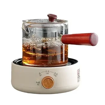 Electric ceramic stove Household tea maker Special glass teapot for small electric stove Tea surrounding stove Mini kettle 220V 1