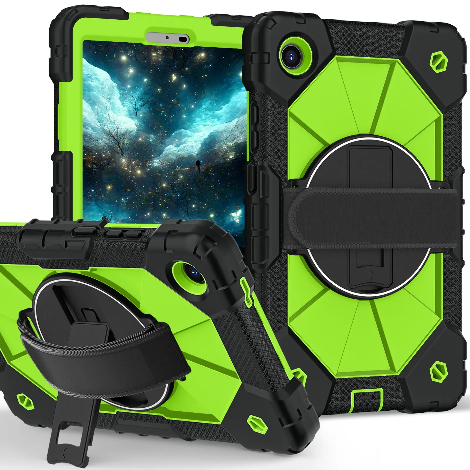 Durable Kids' Shockproof Case with Handle and Shoulder Strap