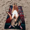 C-Cristiano R-Ronaldo CR7 Bath Towel Microfiber Soft Water Absorbing Breathable For Girl Kids Decorative Cartoon Beach Towel 4