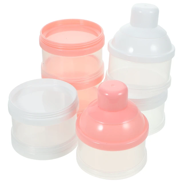 2 Pcs Milk Powder Box Food Supplement 3-layer Formula Dispenser Babies Baby Holder  Case Travel Containers - AliExpress