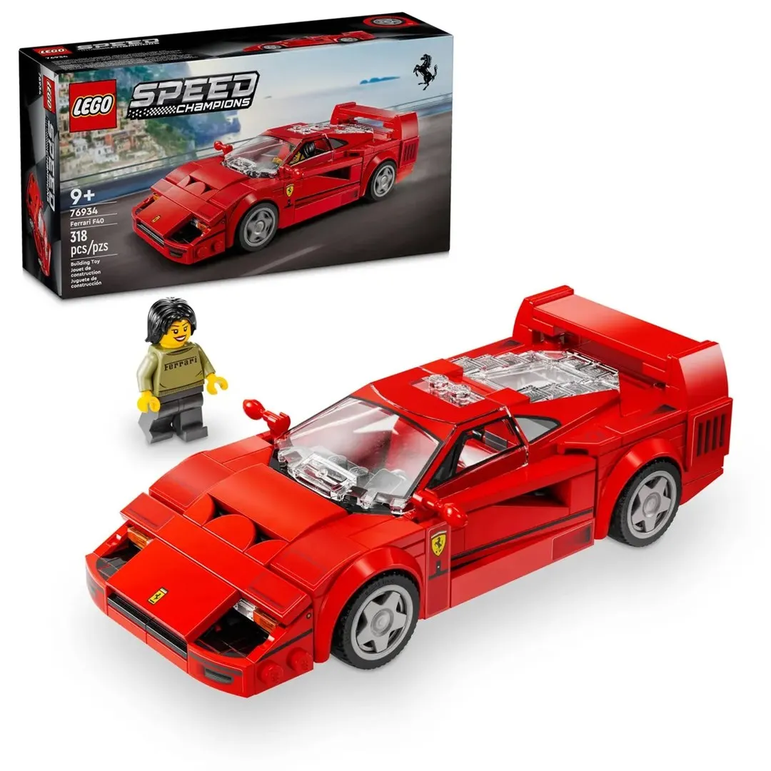 LEGO Speed Champions 76934 Supersamochód Ferrari F40 z Polski za $19.9 / ~73zł