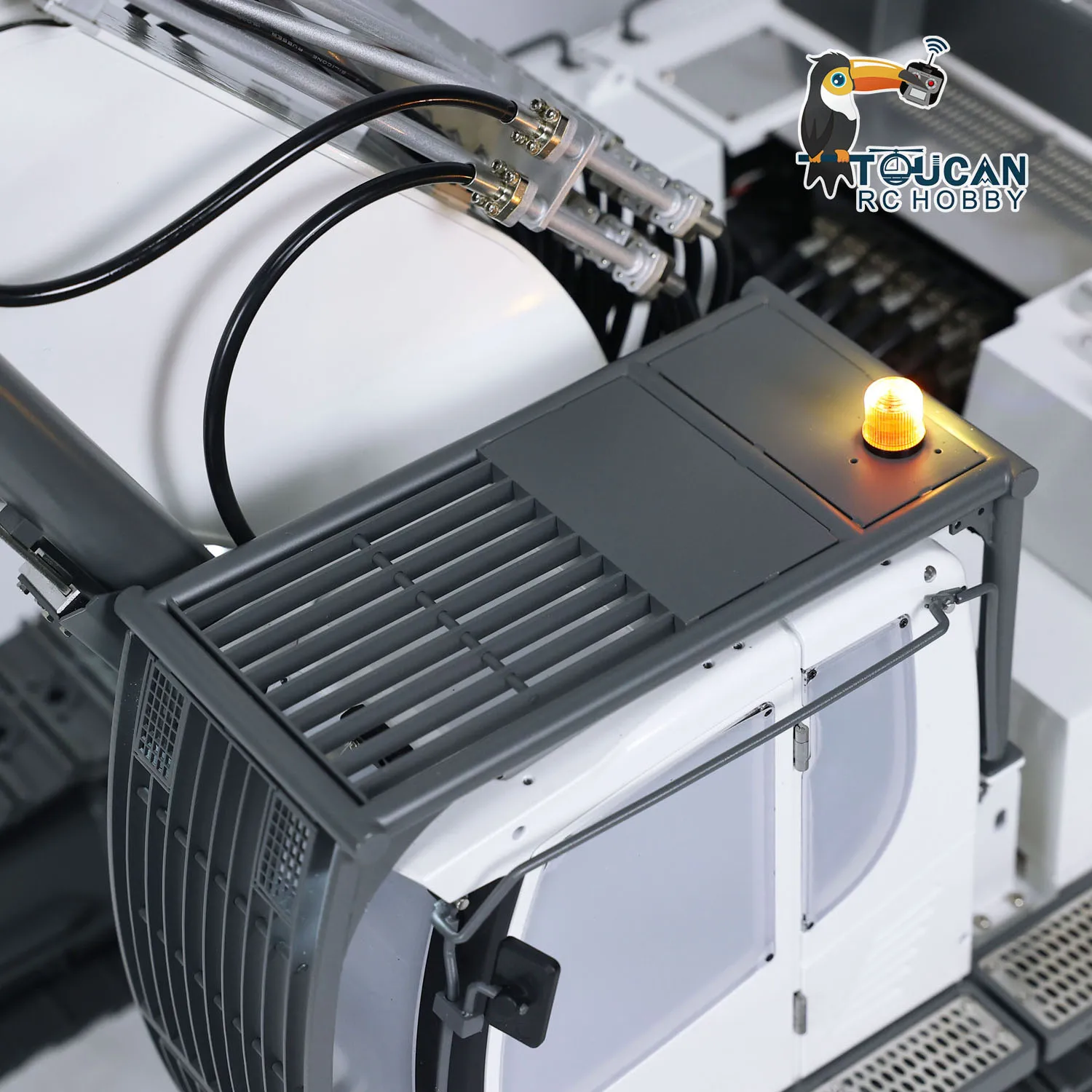 S31e95df93eb94afd9280c569da68e1ceH 1/14 koparki hydrauliczne RC K970-300 maszyna do rozbiórki z wymiennym 2-ramiennym zdalnie sterowanym dźwiękiem TOUCAN