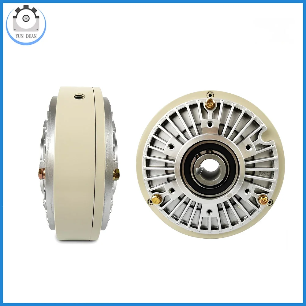 Hollow Shaft Single Shaft Magnetic Powder Brake 24V 6 100Nm 1000RPM Tension Controller Kit for Printing Dyeing Machine