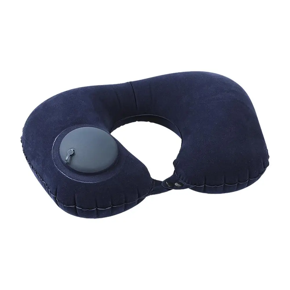 Travel Pillows Airplanes Inflatable Super Light Portable Inflatable Cervical Neck Automatic Pillow Vertebr U-Shape Pillow W8T8