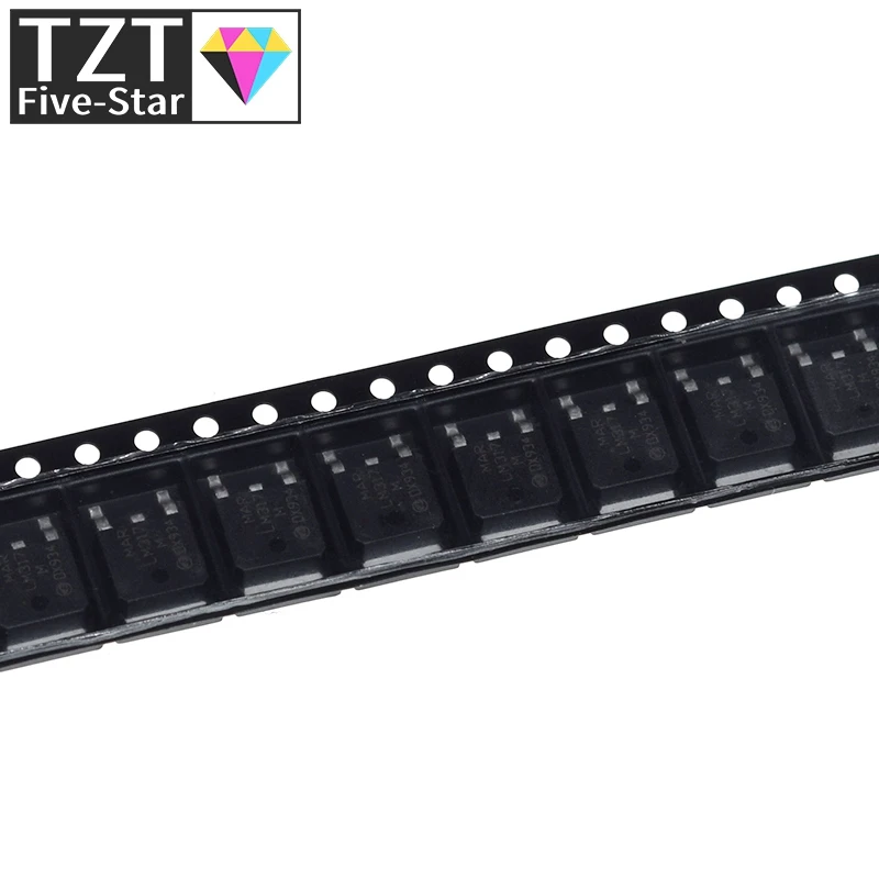 TZT 10PCS LM317M SOT252 LM317 ZU-252 SOT LM317MDT LM317MDT-TR TO252 SMD neue spannung regler IC