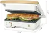 2-in-1 Press & Grill – 1200 Watt, Adjustable Temperature, Non-Stick Plates, Indoor Grill, 10.25” x 7” Cooking S 4