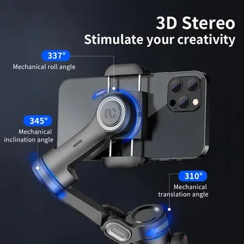 AOCHUAN 3-Axis Handheld Gimbal Stabilizer SmartXE for Smartphone for iPhone Android AI Face Tracking TikTok Vlog 6