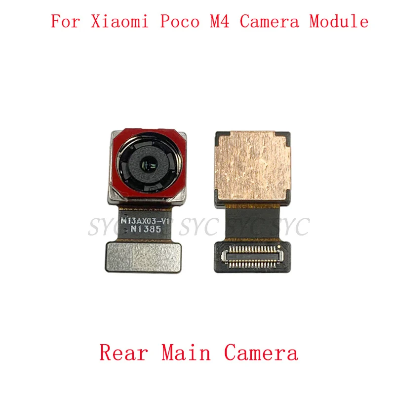 

Original Rear Back Front Camera Flex Cable For Xiaomi Poco M4 5G Main Big Small Camera Replacement Parts