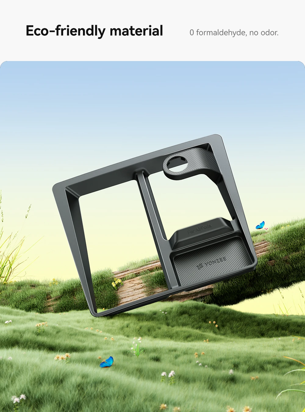 For Tesla Model 3 2024 Model Y 2025 Wireless Charging Protective Frame Mobile Ph