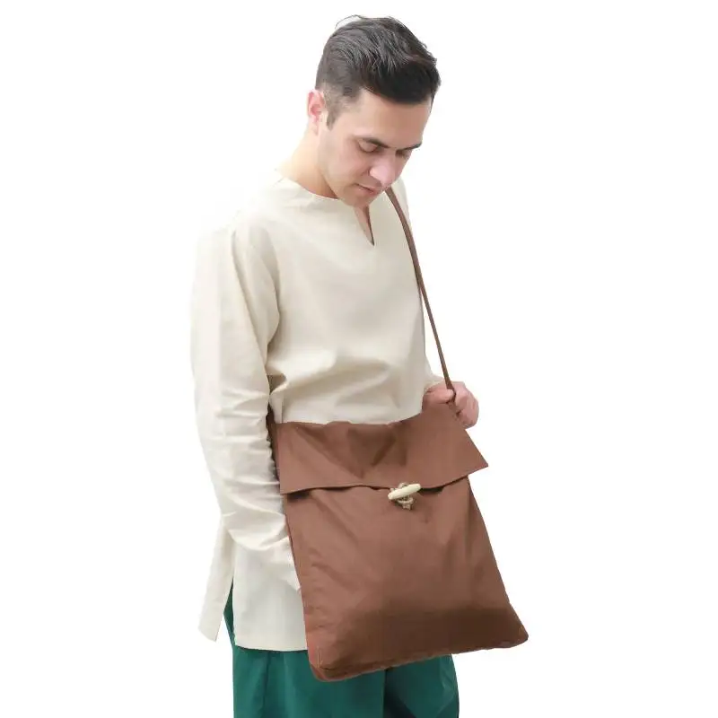 Viking Canvas Shoulder Bag for Renaissance Lovers