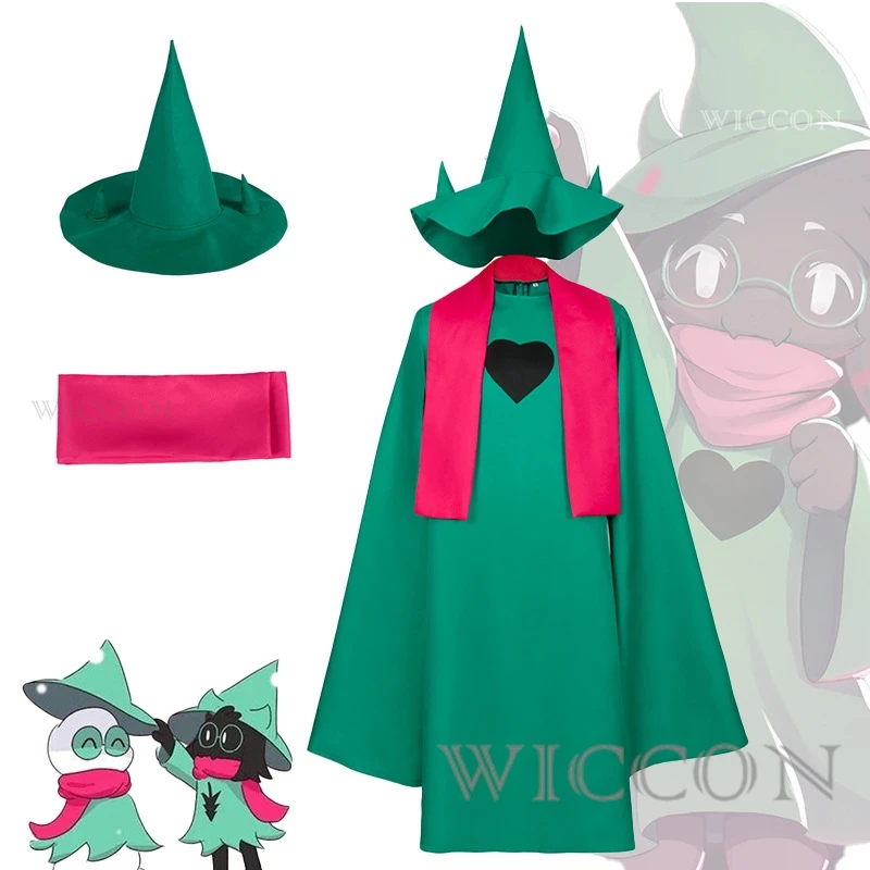 

Толстовка с капюшоном Undertale Ralsei, плащ Топ, накидка для косплея Deltarune, накидка с шапкой, шарфом, мужской и женский костюм на Хэллоуин