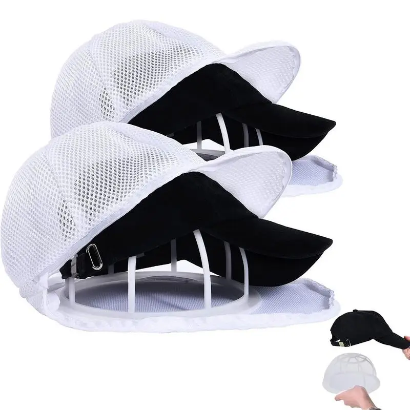 

Hat Cleaning Cage Ball Caps Washing Cage With Mesh Laundry Bag 2 In 1 Baseball Hat Cleaners Cap Shaper Fit For Adult Kids Caps