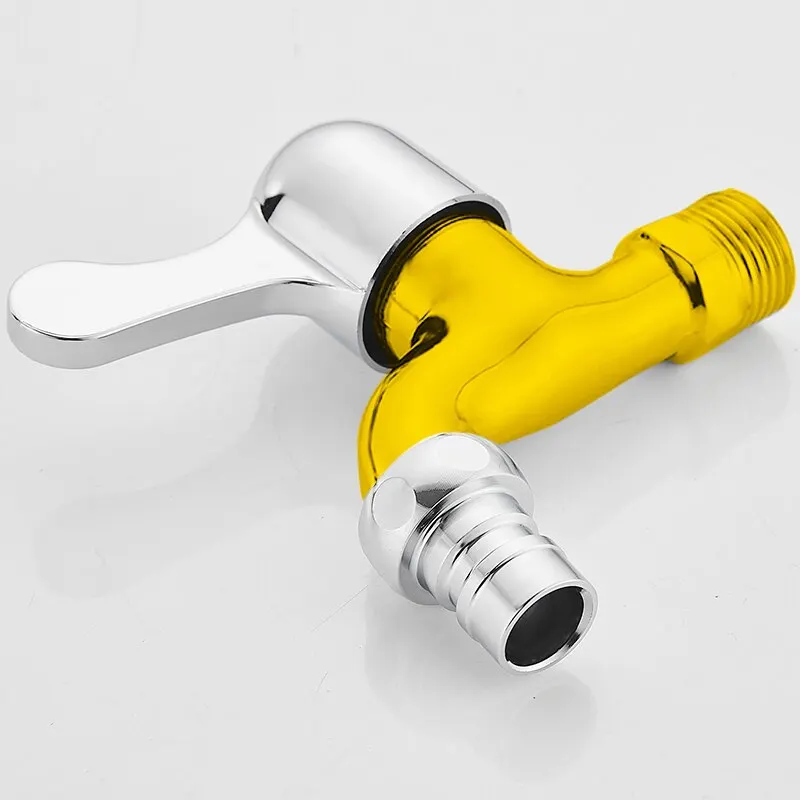 Washing Machine Faucet Washing Machine Faucet Extended By 4 Points 20mm Household Use G1/2 Single Cold Wall Mop Sink Dedicated Outdoor Universal