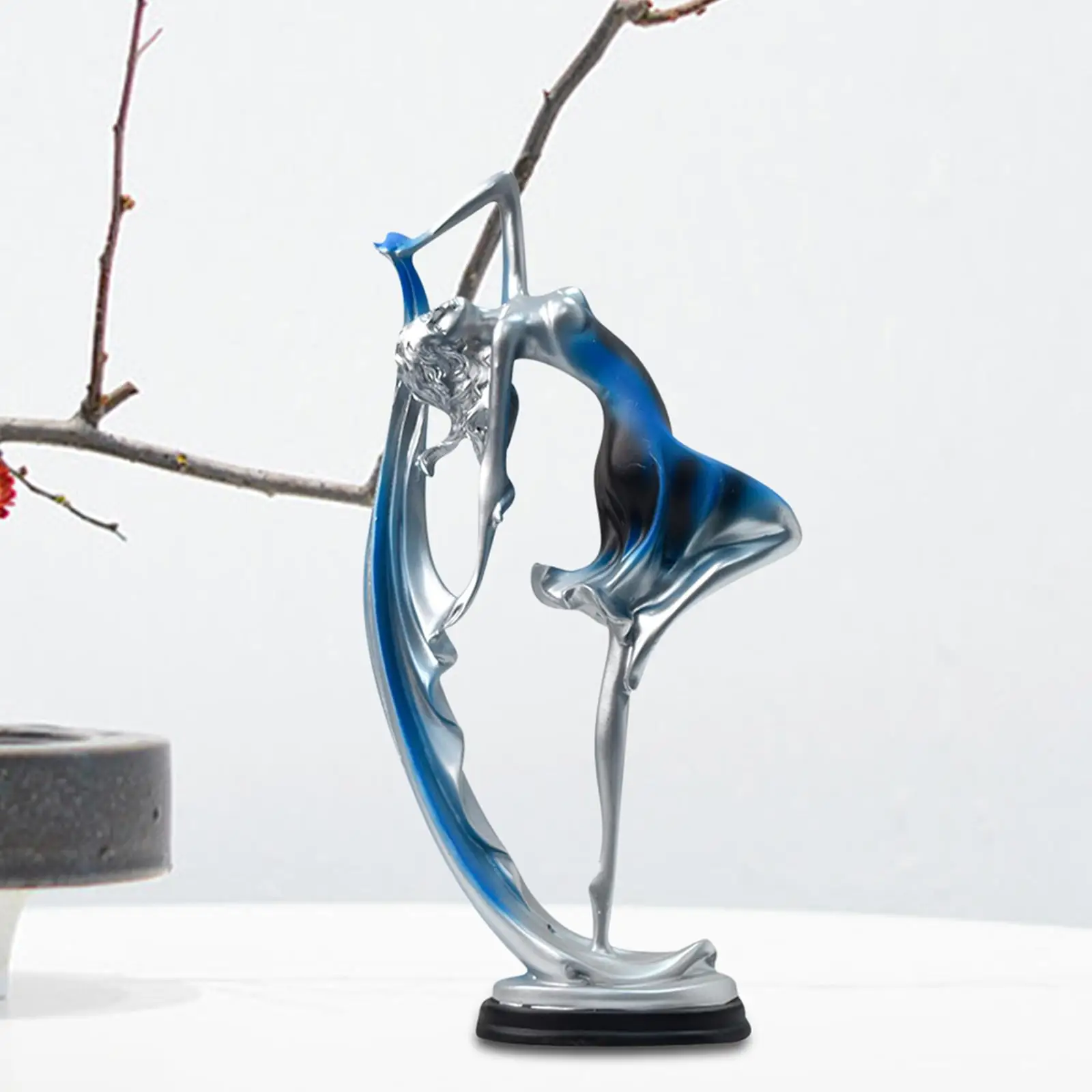 Ballet Dancing Sculpture Sculpture Desk Ornament for Tv Cabinet Desk