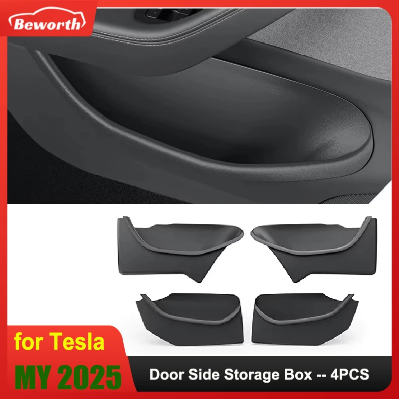 KUNIST 4PCS Door Side Protector For Tesla Model 3 2025 Accessories - View #13