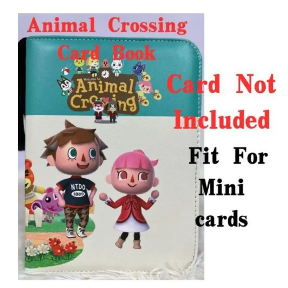 

Porte-cartes de collection Amiibo, livre de cartes exquis, jeu Animal Crossing Zleda, stockage de 26 cartes, position de 520 car
