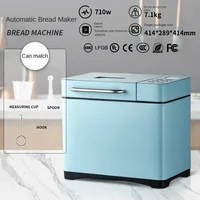 Bread Machine Household Automatic Intelligent Fruit Spreading and Noodle Fermentation Multifunctional Small Breakfast Toast 2