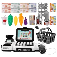 Cash Register Toy Children's Birthday Gift Calculator Simulation Supermarket Kids 1