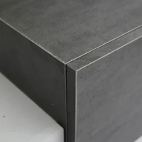 Светодиодный шкаф для телевизора, подставка для телевизора, низкая панель, современный развлекательный центр телевизора со стеклянными полками для гостиной, спальни, ТВ-консоль с — изображение 6