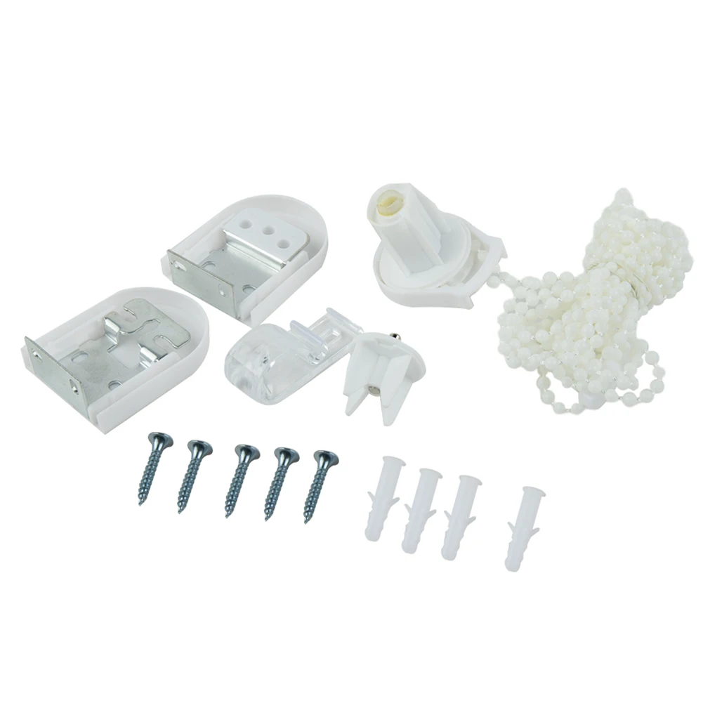 

25mm Roller Blind Fittings Kit Brackets Chain Spares Set Blind Fitting Set Plastic 300cm Rope Length Curtain Parts