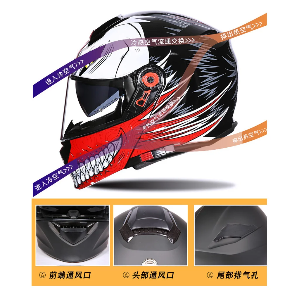 DOT ECE Approved TORC Modular Motorcycle Full Face Helmet Men Women Retro Motocross Racing Dual Lens Flip Up Capacetes Para Moto