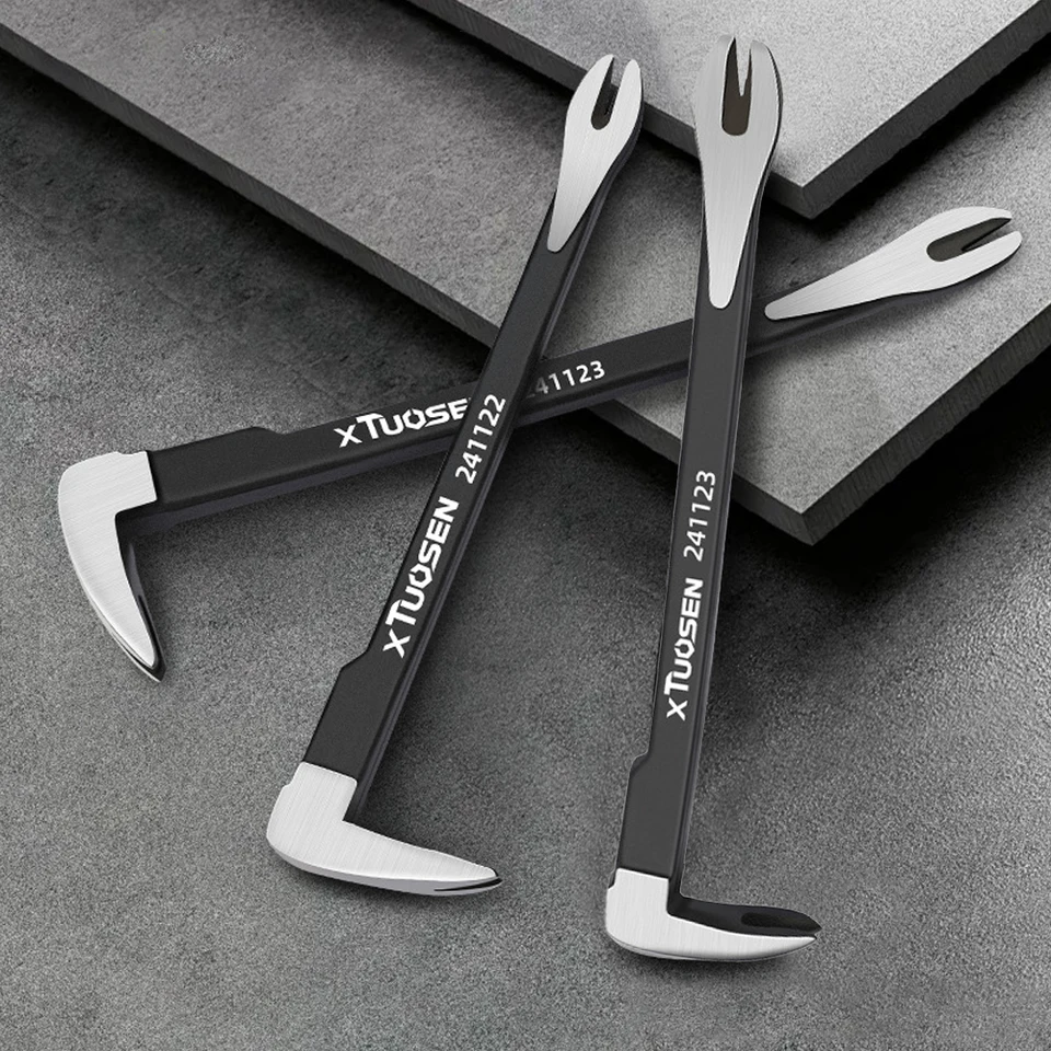 Cat Paw Tool - Koolstofstaal Utility Claw Bar - Platte Pry Bar, Multifunctionele Koeperstang, Hamer Design Nail Extractor Tool voor Keuken Remodel