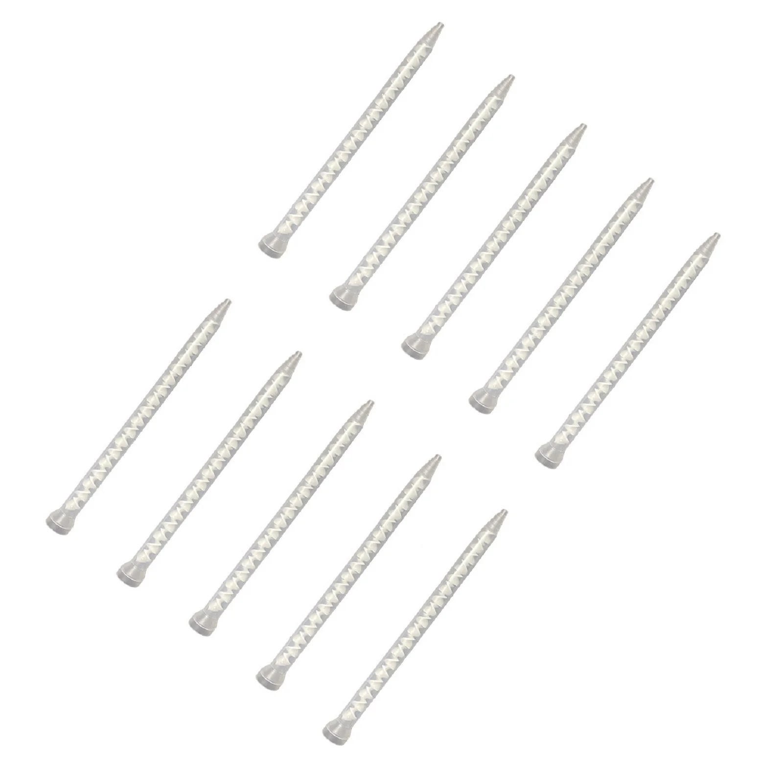 

Прочный AB Клей смешивающая трубка клейкие смесители 10-18 серии 214 мм ABS заостренная насадка белая крышка для склеивания металла дерева