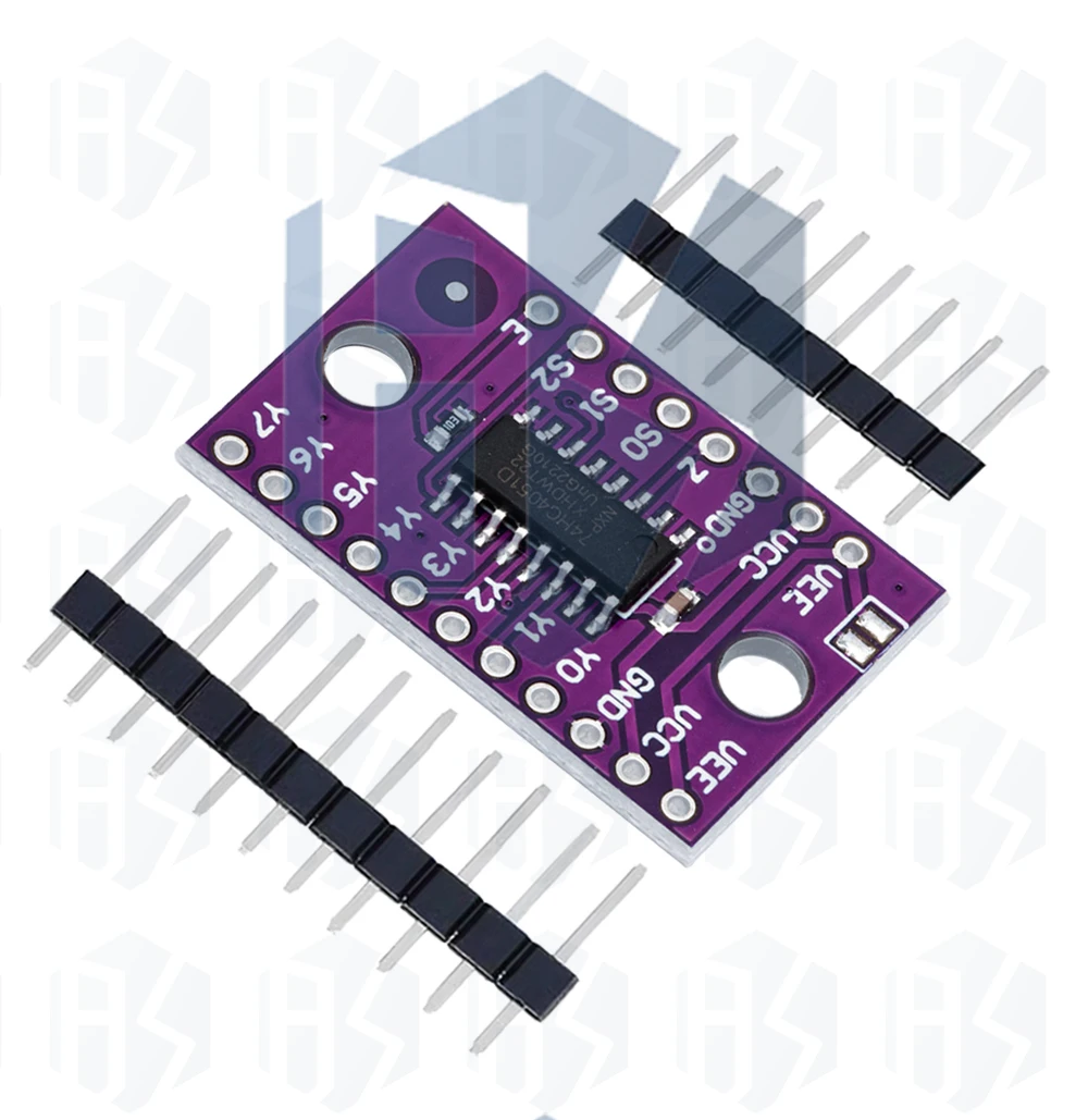 1PCS~20PCS EGBO 74HC4051 CD4051 Einzelner 8-Kanal digital gesteuerter elektronischer Schalter-Multiplexer für Arduino – Detail 9