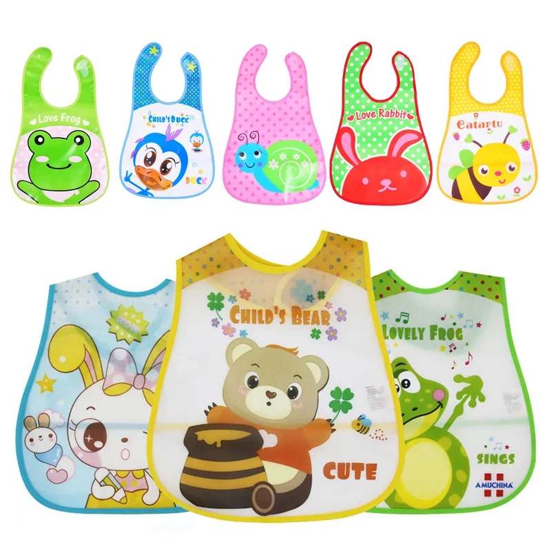 Adorable Cartoon Baby Bibs – Soft Absorbent & Stylish Feeding Essentials