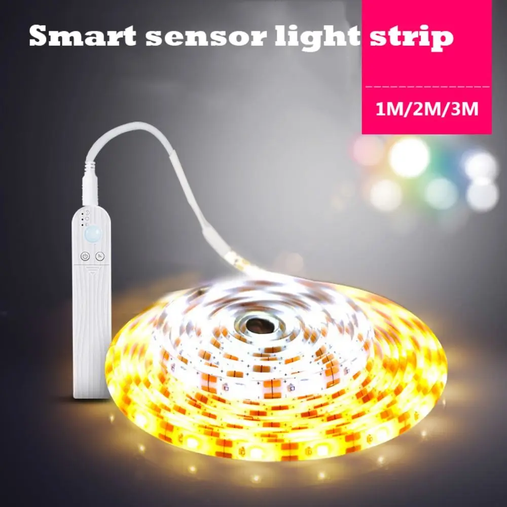

1M 2M 3M Smart Wall Lamp 5V Infrared Human Body Detector Kitchen Cupboard Lighting Control ON/Off Waterproof