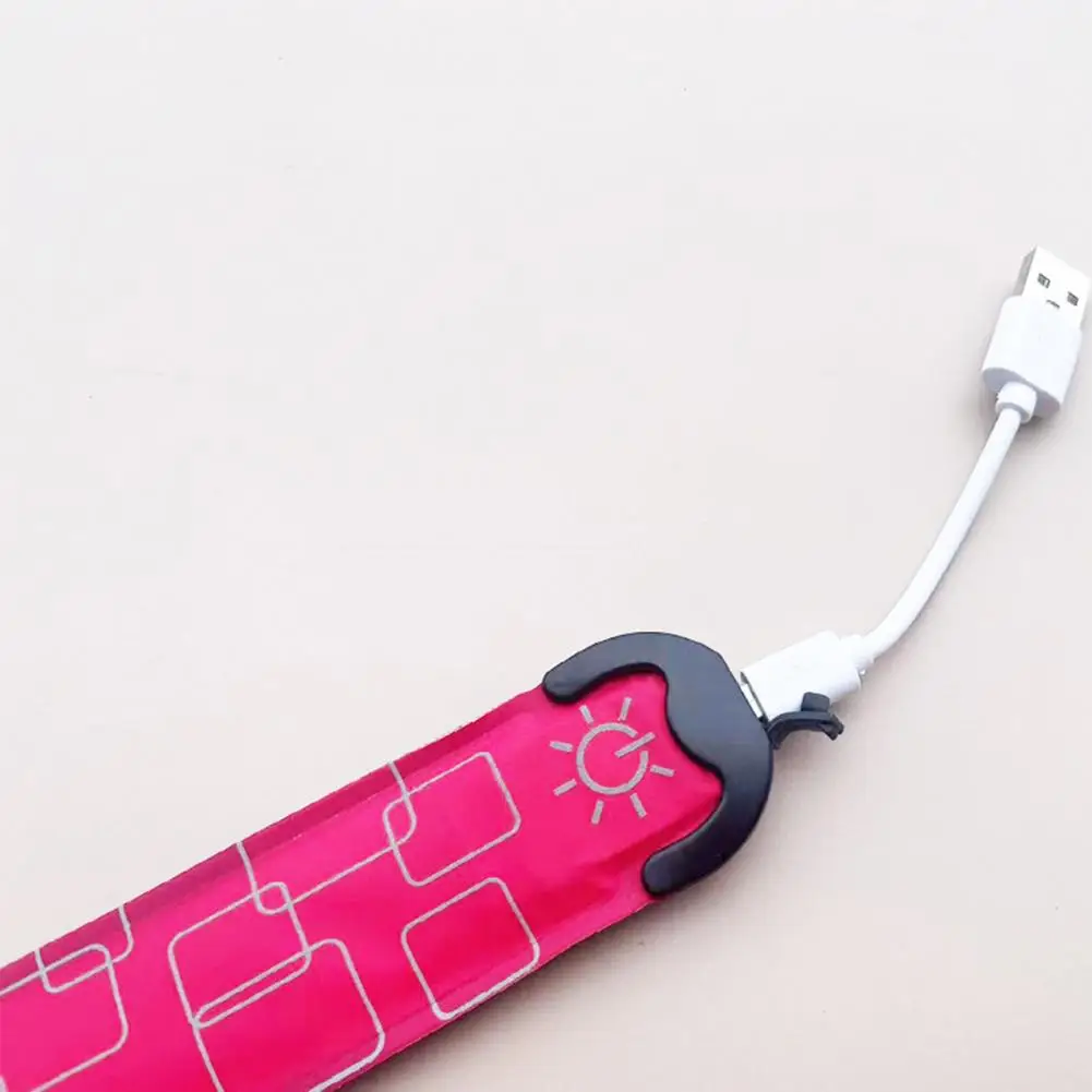 

Attractive Nylon Reusable Outdoor Sports LED Bracelet Reflective Strap for Women Luminous Bracelet Luminous Bracelet