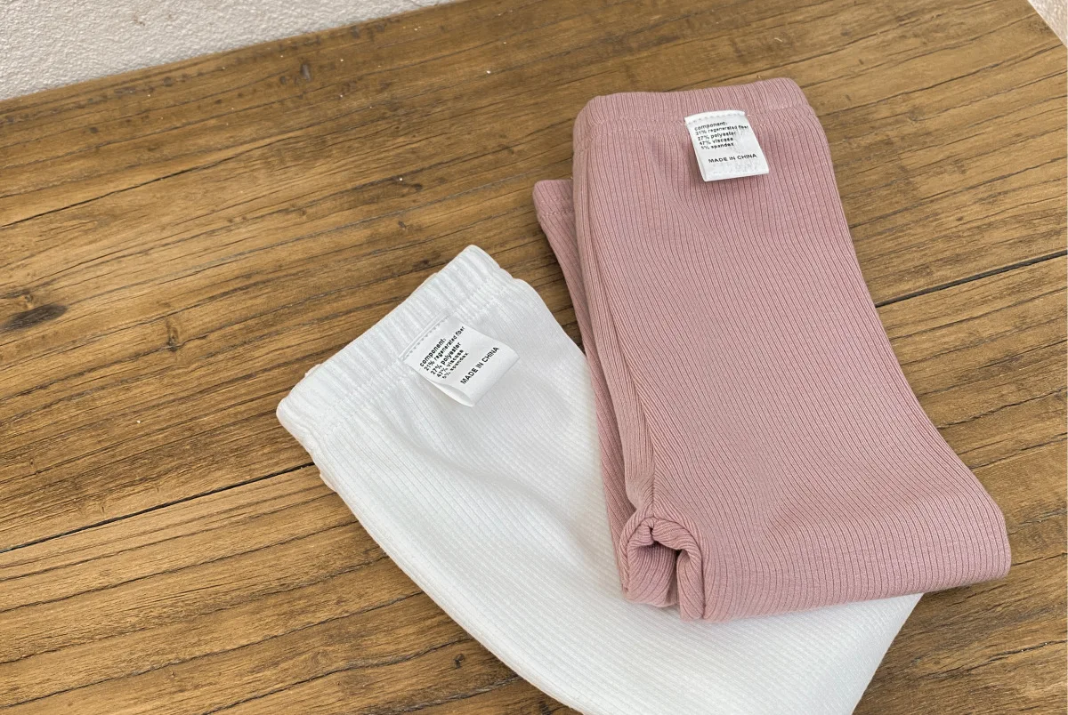 Cotton Baby Girls Leggings Solid Color
