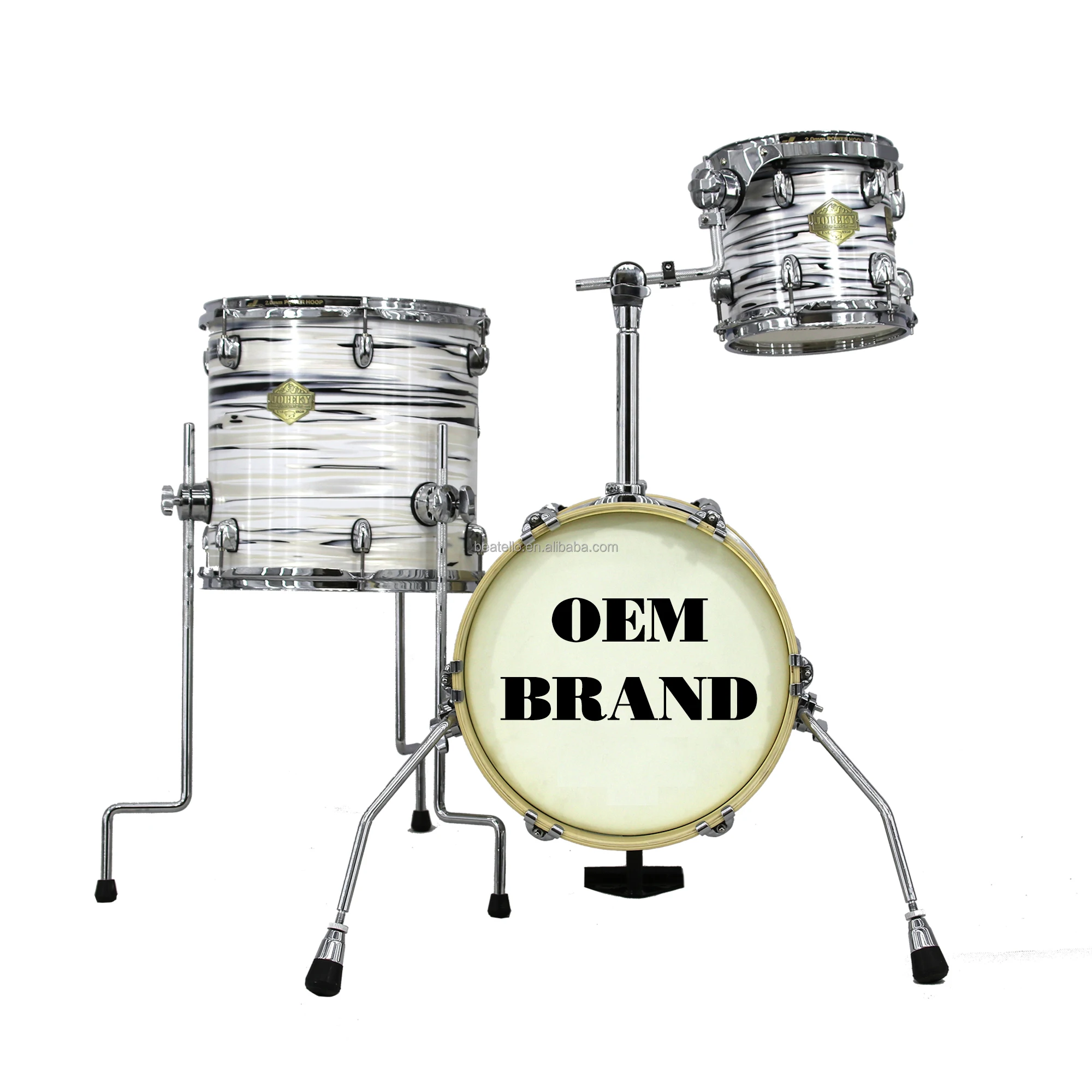 dNB/3, dNB/4, dNB/5 12個セットmikeneko Low MOQ Custom Brand Jungle 3Pcs/set Drum Set 14'' Bass Drum