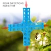 New Beekeeping Plastic Queen Cage Bee Cross Shaped Queen Bee Transfer Cage Beekeeper Apiculture Catching Catcher Equipment Tools 6
