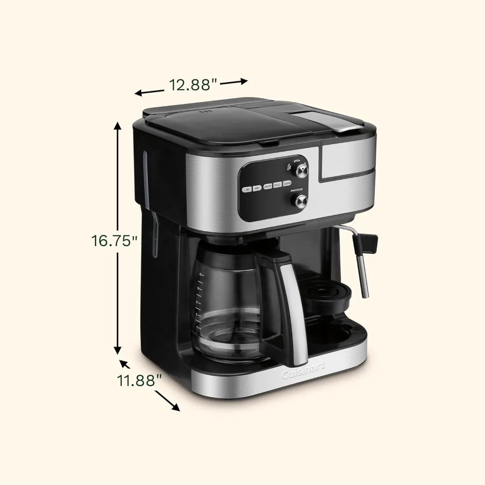 Coffee Maker Barista System, Coffee Center 4-In-1 Machine, Single-Serve Coffee, Espresso & Nespresso Capsule Compatible