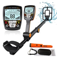 Professional Metal Detector TX-640 Foldable Underground Gold Detector with Waterproof Search Coil for Adults High Accuracy 1